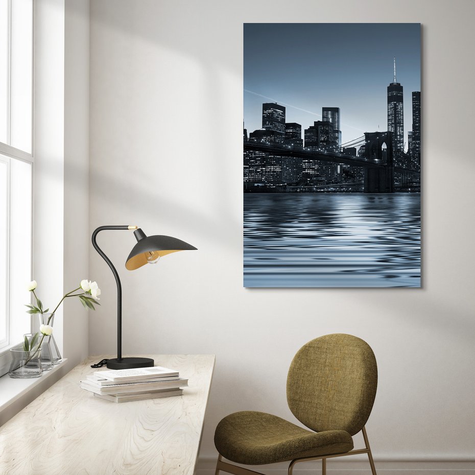 Obraz na płótnie - miasto, most, woda