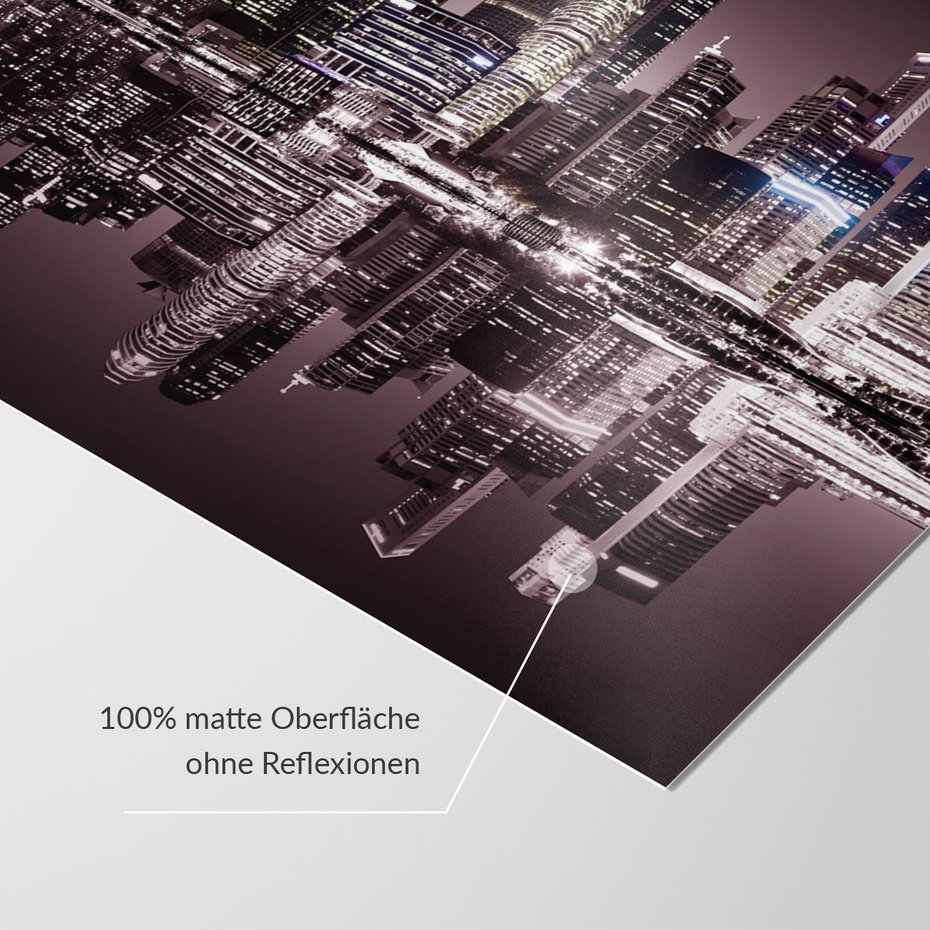 Fototapeta - miasto, noc, odbicie