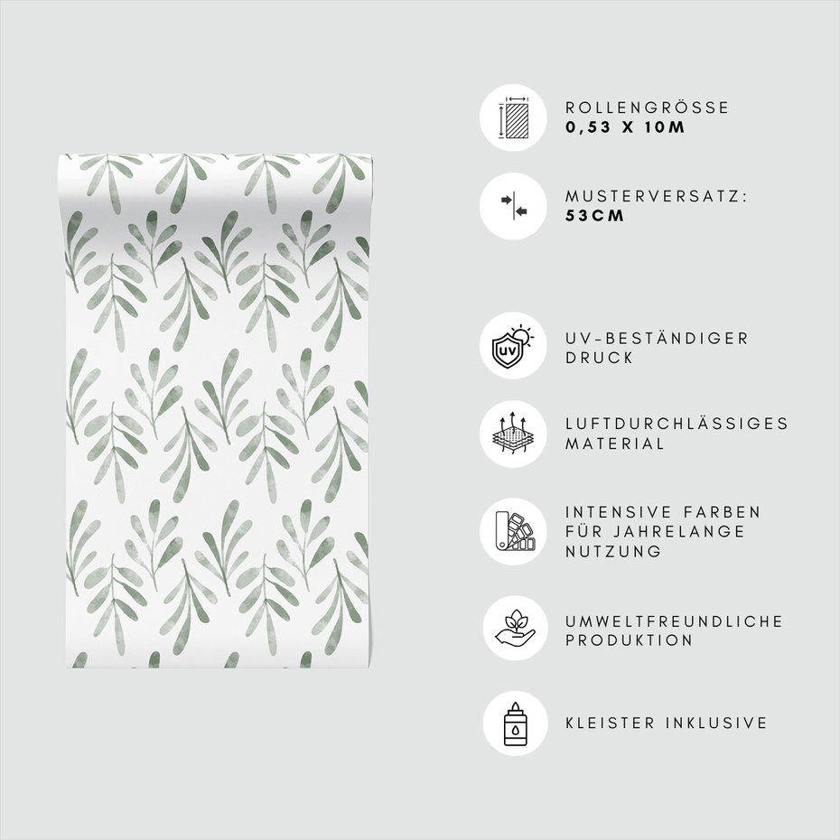 Tapeta - liście, gałązki, natura