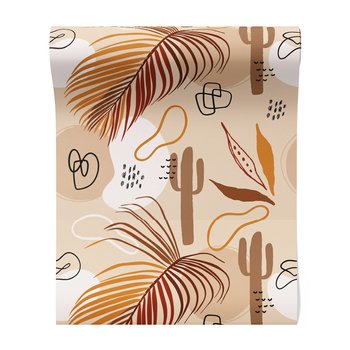 Tapeta - liść, kaktus, abstrakcja