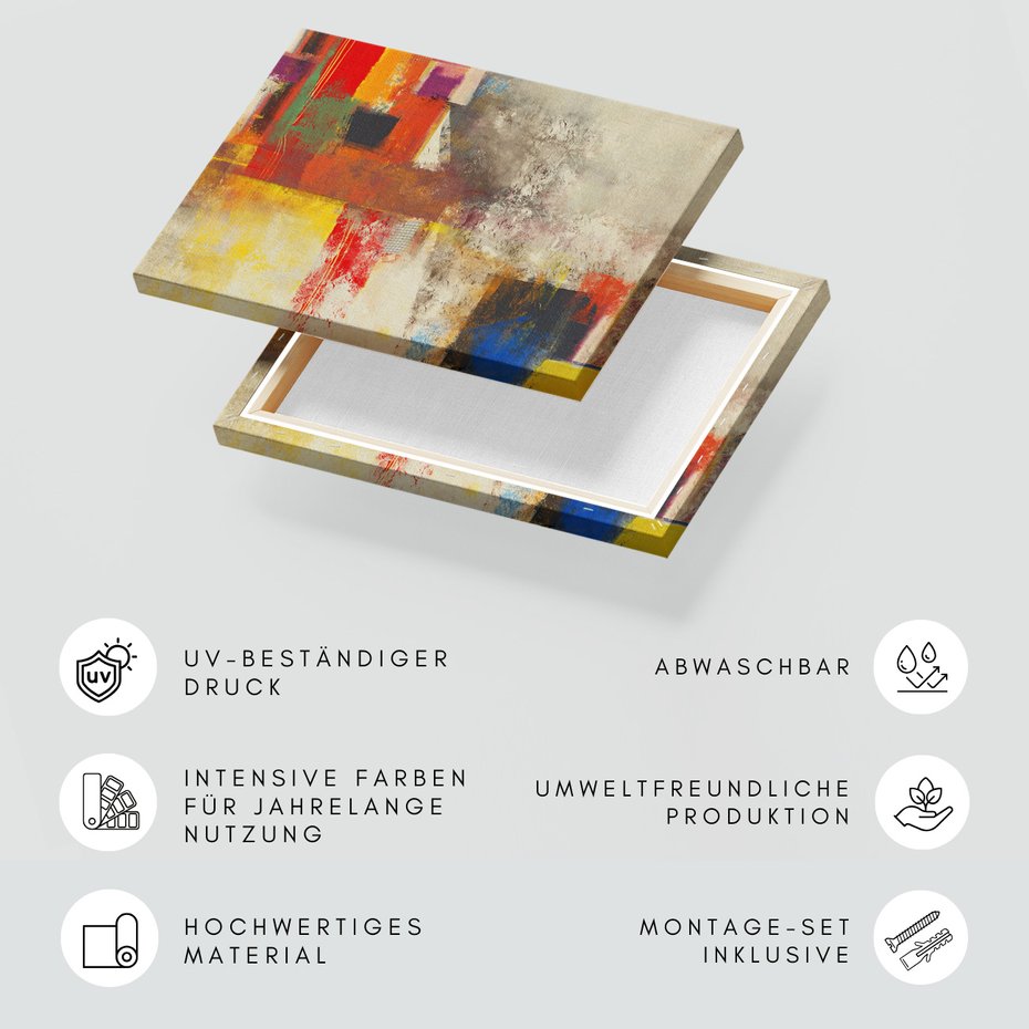 Obraz na płótnie - abstrakcja, sztuka, kolory