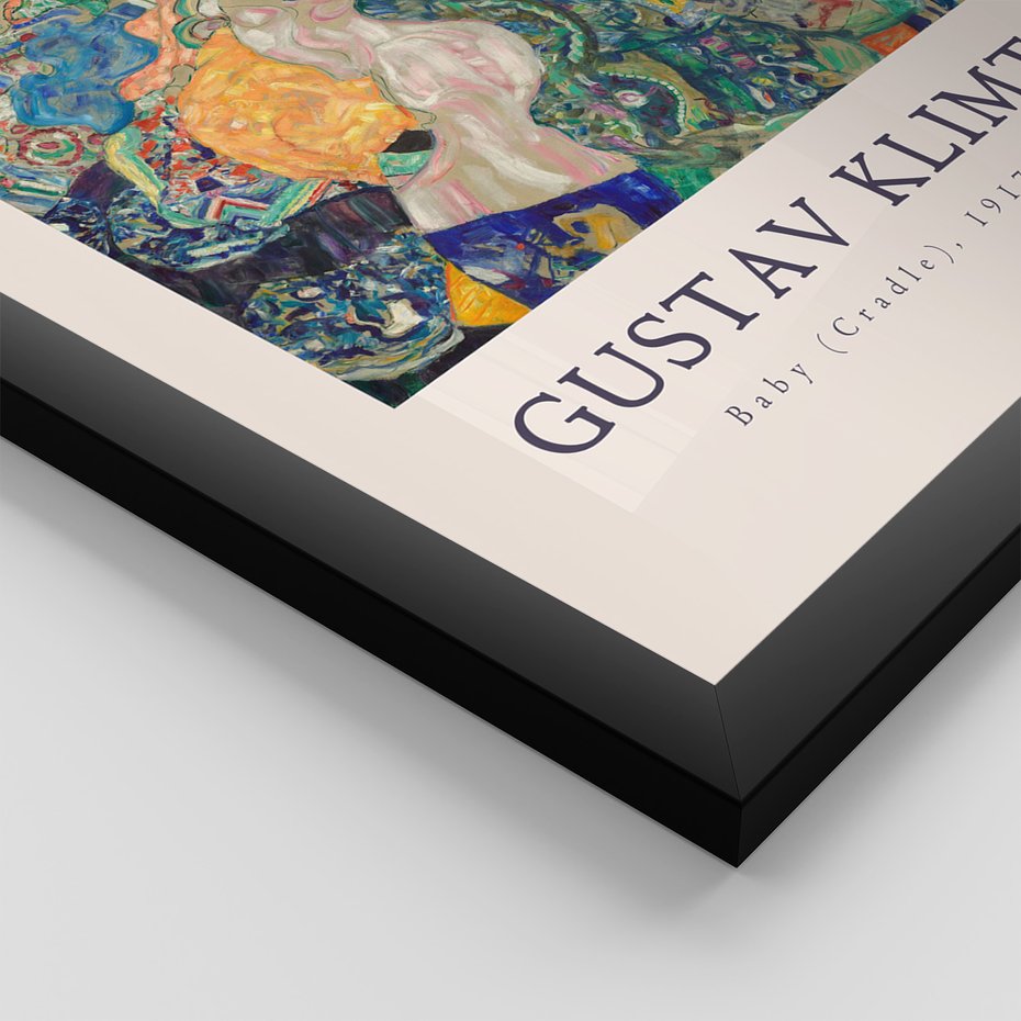 Zestaw obrazy w ramie, plakaty - Gustav Klimt, obraz, sztuka - rama czarna