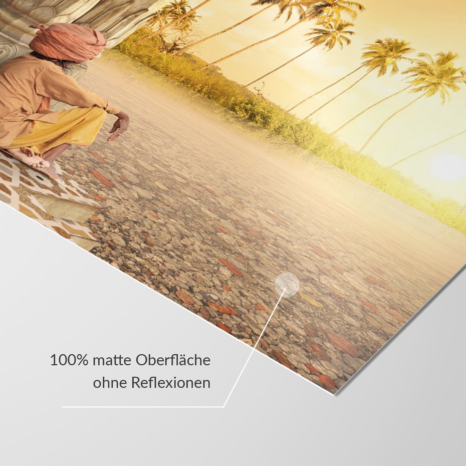 Fototapeta - człowiek, morze, palmy