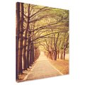 Obraz na płótnie - drzewa, ścieżka, aleja