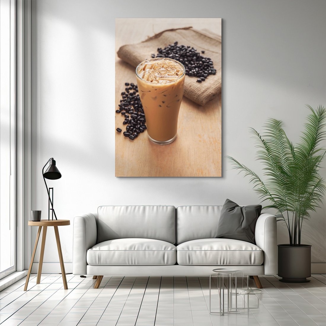 Obraz na płótnie - kawa, lód, napój