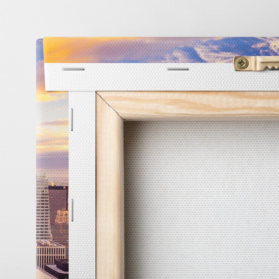 Obraz na płótnie - miasto, drapacze chmur, panorama