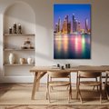Obraz na płótnie - miasto, budynki, woda