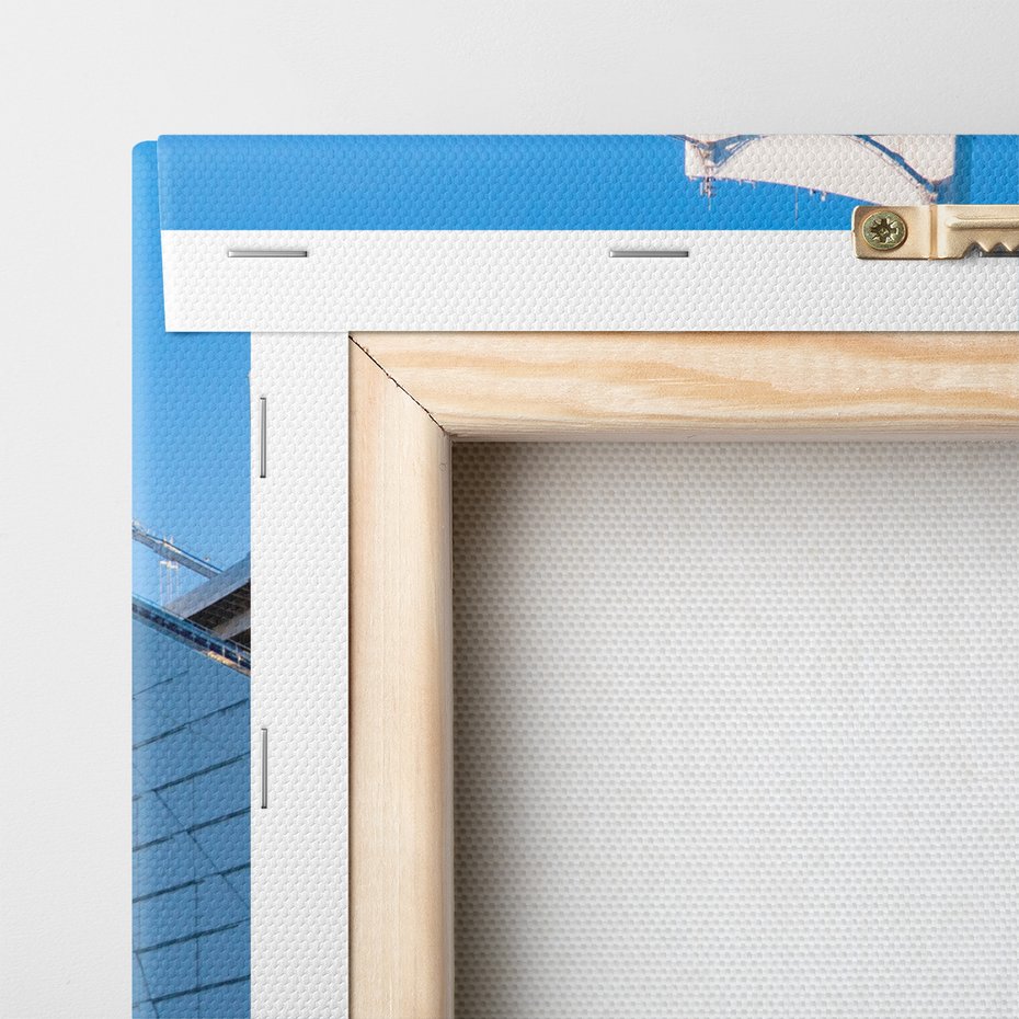 Obraz na płótnie - most, niebo, miasto