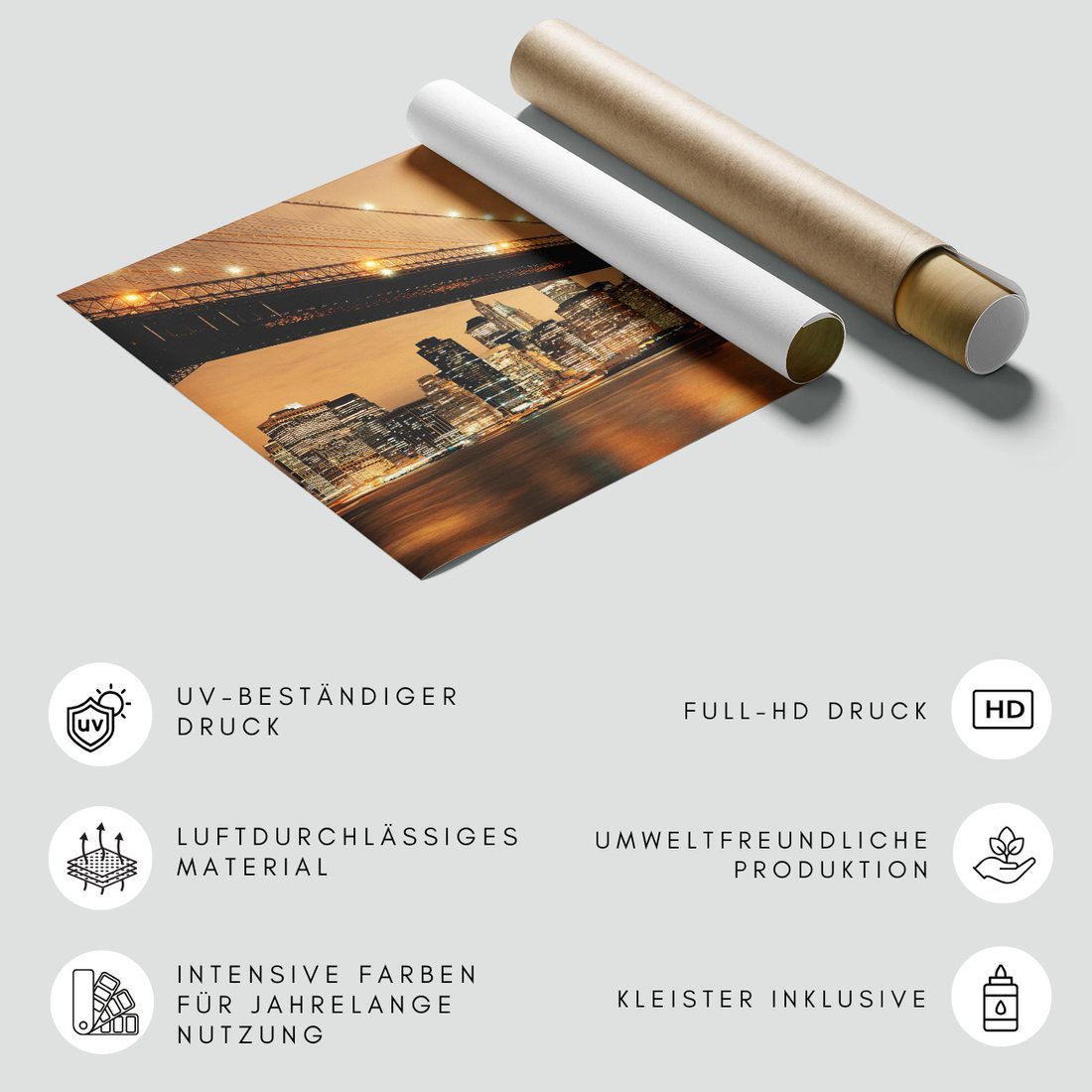 Fototapeta - most, miasto, noc