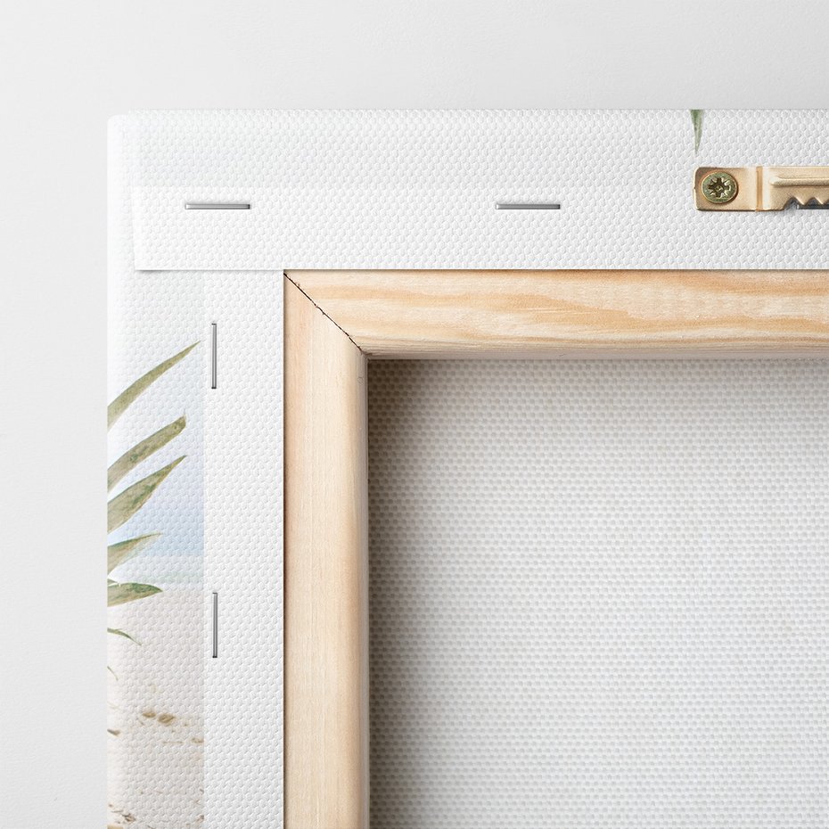 Obraz na płótnie - ananas, plaża, owoce