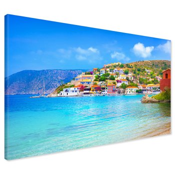 Obraz na płótnie - morze, miasto, woda