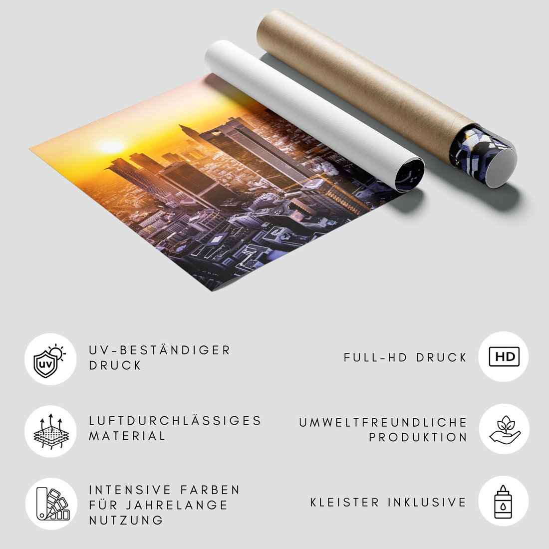 Fototapeta - Frankfurt, panorama, miasto