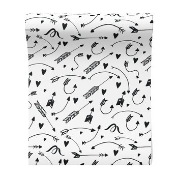 Tapeta - strzały, serca, linie