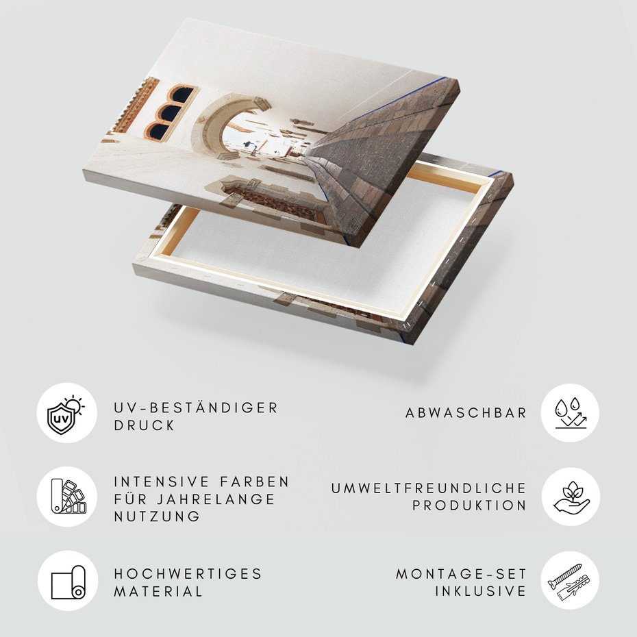 Obraz na płótnie - uliczka, miasto, architektura