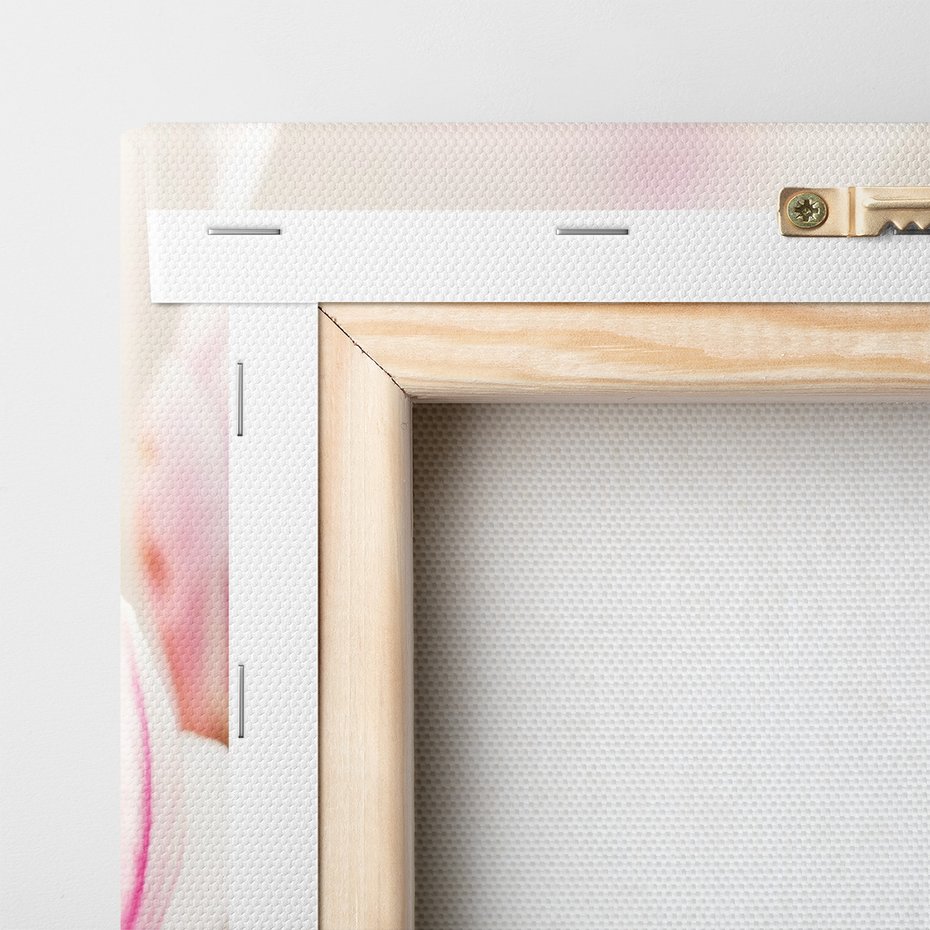 Obraz na płótnie - magnolia, kwiaty, wiosna