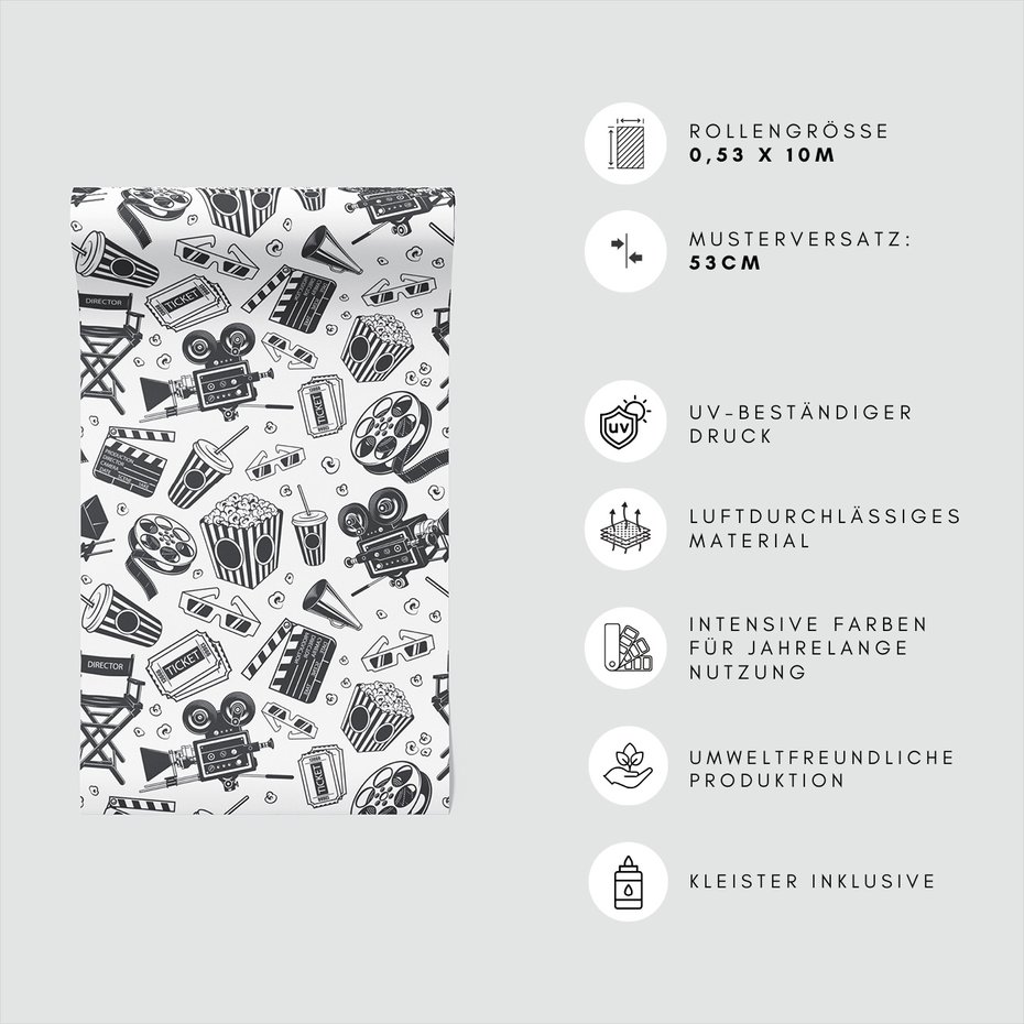 Tapeta - kino, film, popcorn