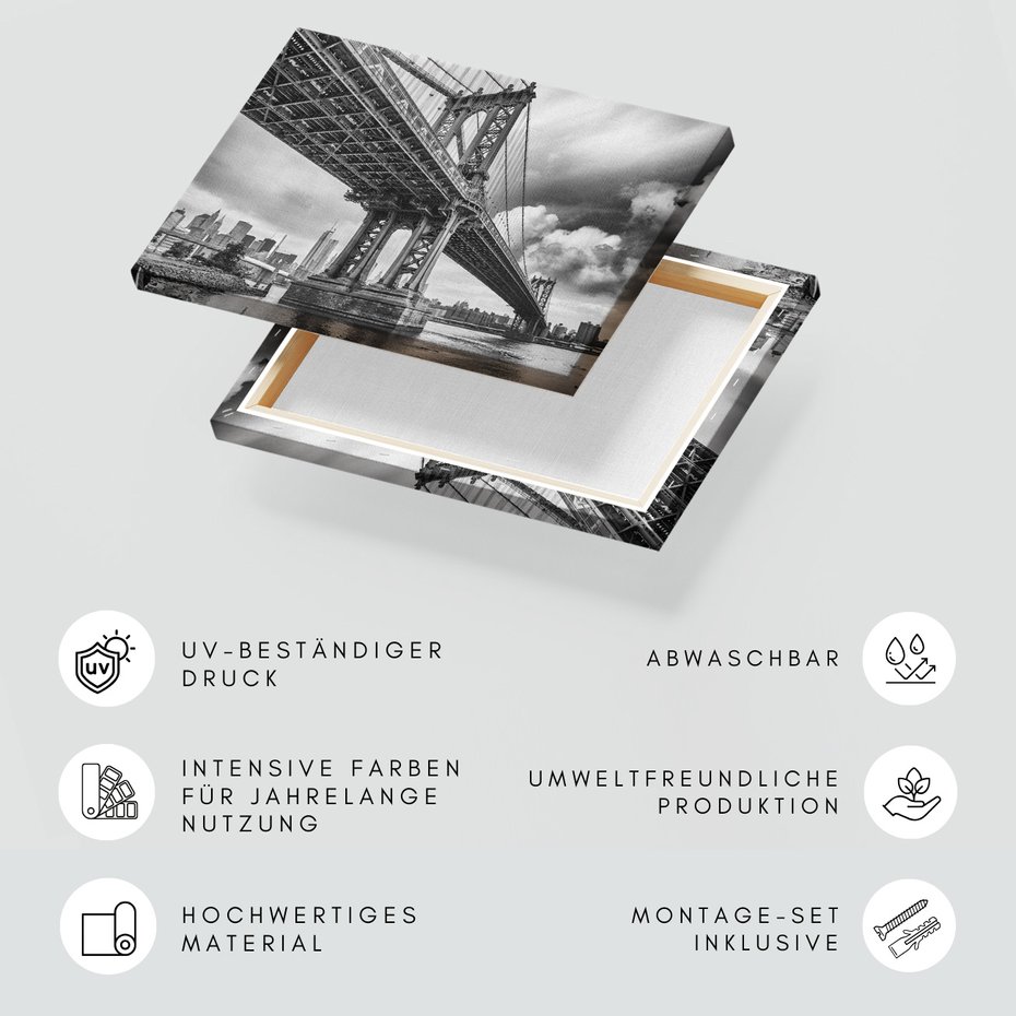 Obraz na płótnie - most, miasto, rzeka