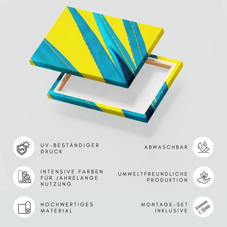 Obraz na płótnie - aloes, abstrakcja, roślina