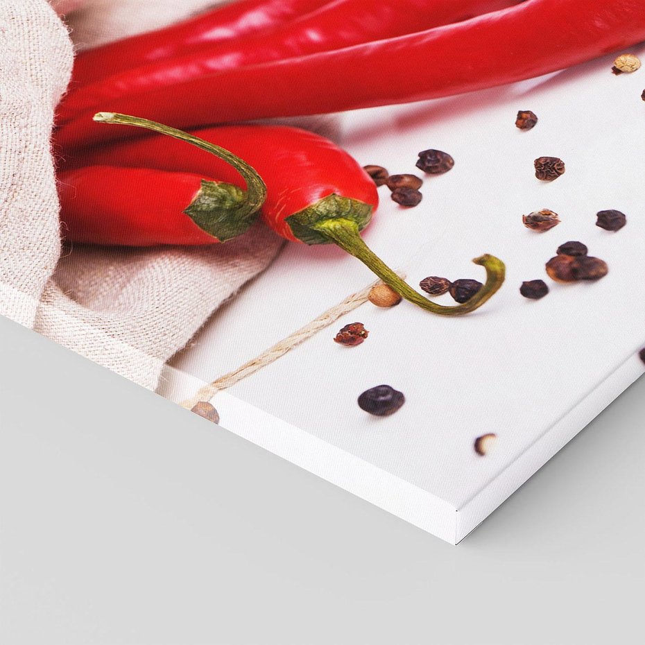 Obraz na płótnie - papryka, przyprawy, worek