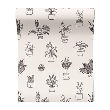 Tapeta - rośliny, doniczki, liście