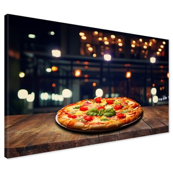 Obraz na płótnie - pizza, jedzenie, pomidory
