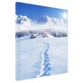 Obraz na płótnie - zima, śnieg, góry