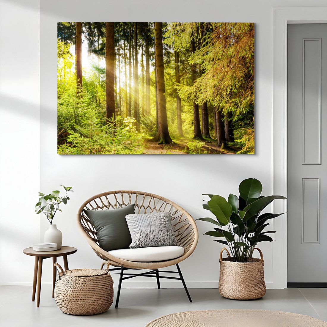 Obraz na płótnie - las, drzewa, natura