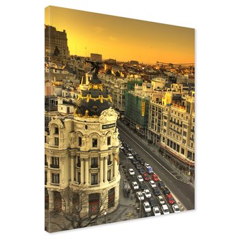 Obraz na płótnie - miasto, ulica, budynki