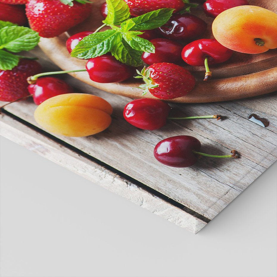 Obraz na płótnie - owoce, słodkie, świeże