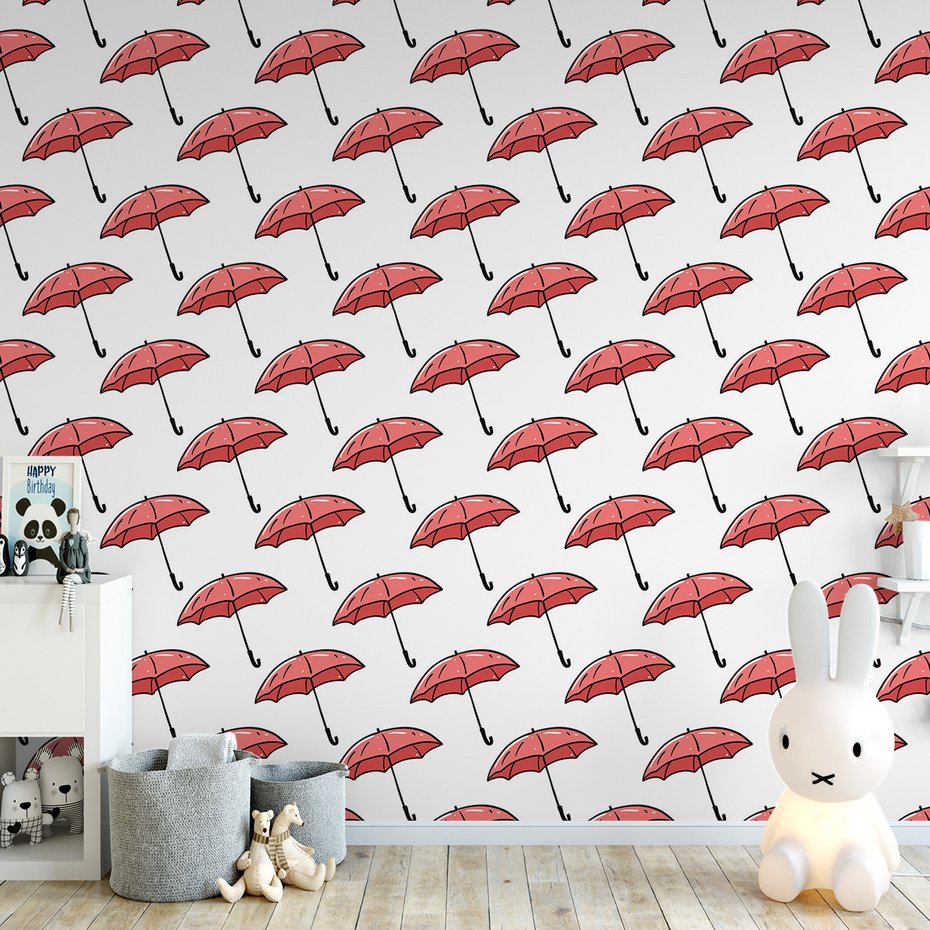 Tapeta - parasole, tło, rysunek