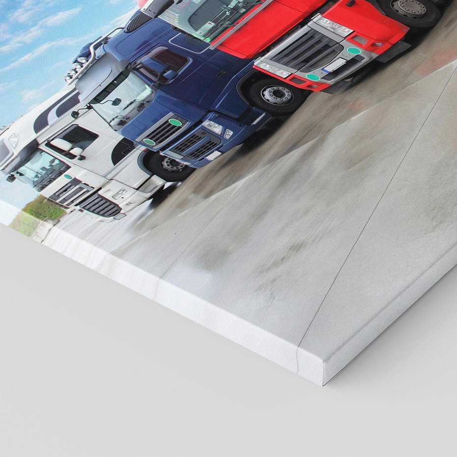 Obraz na płótnie - ciężarówki, transport, pojazdy