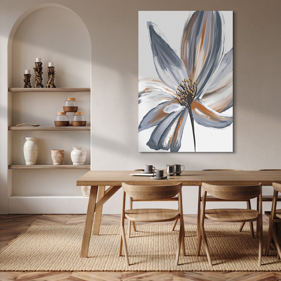 Obraz na płótnie - kwiat, abstrakcja, płatki