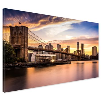 Obraz na płótnie - most, miasto, woda