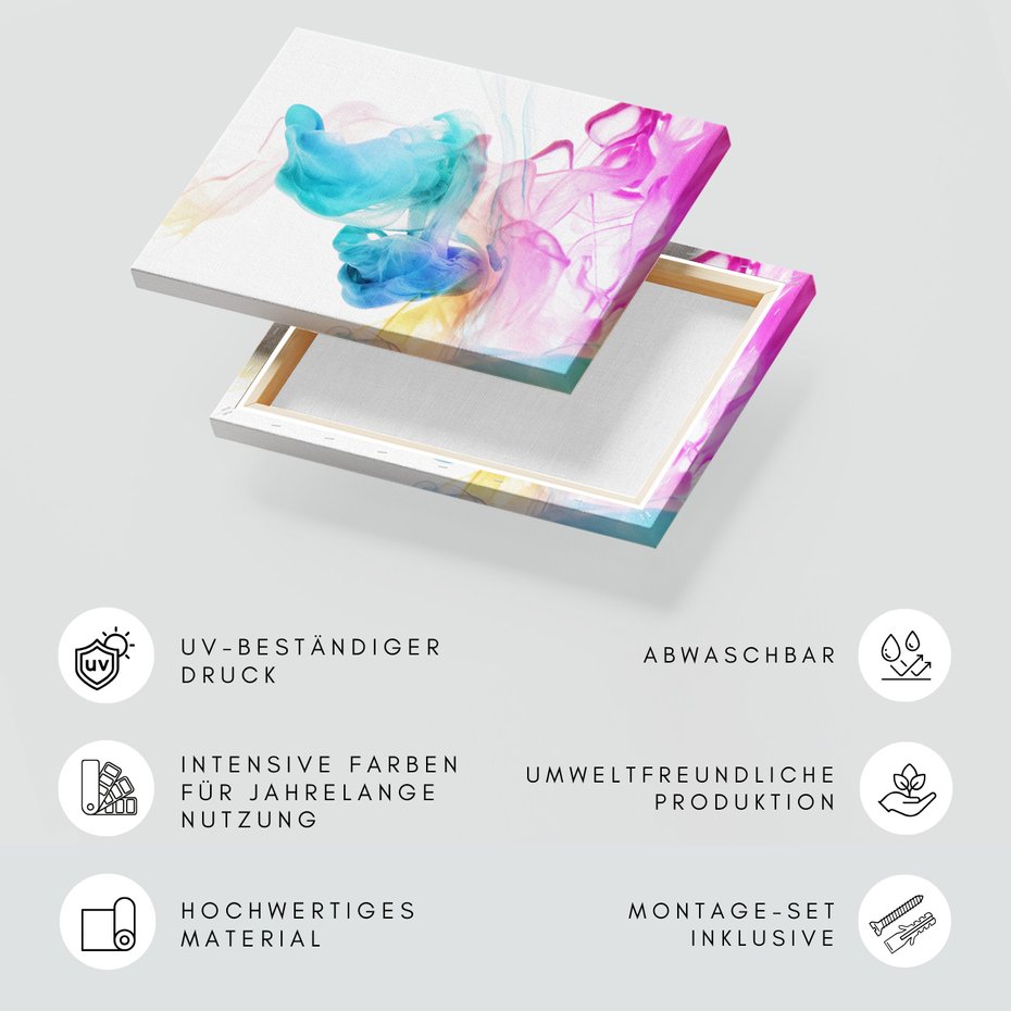 Obraz na płótnie - abstrakcja, kolory, płyny