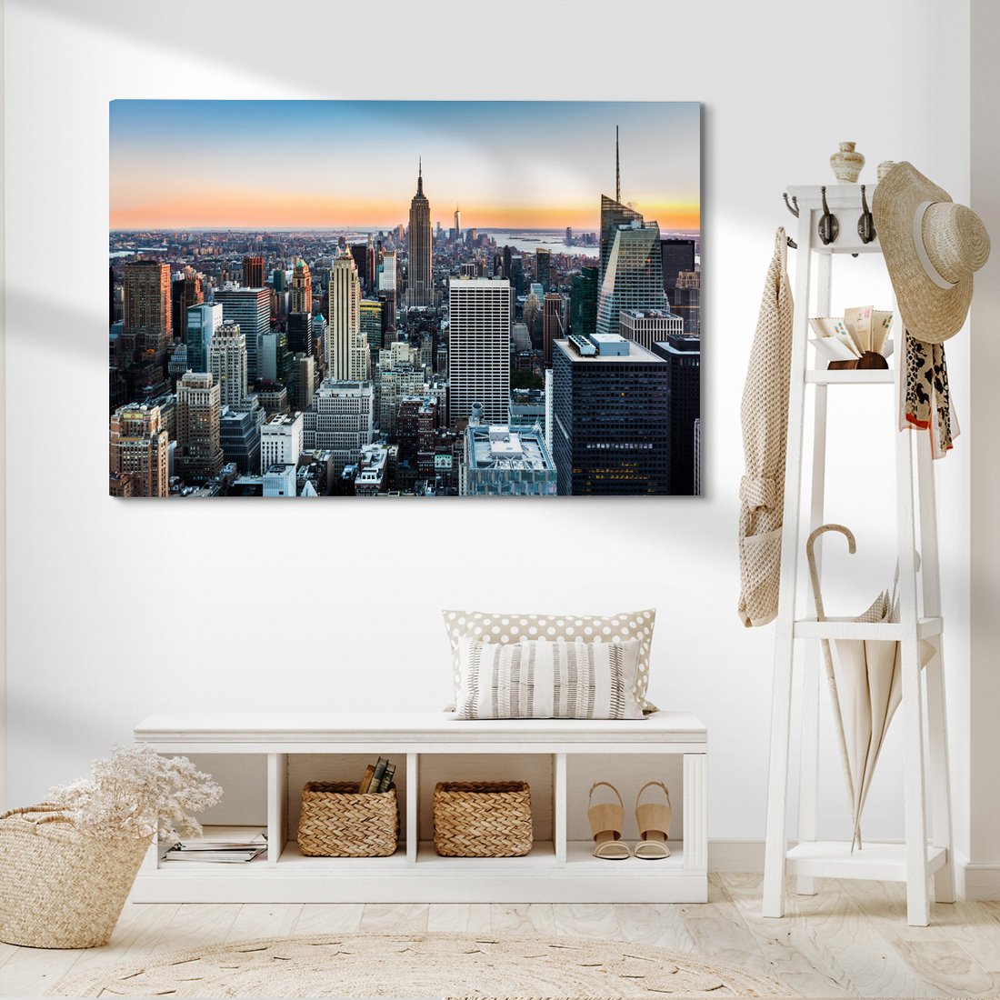 Obraz na płótnie - miasto, drapacze chmur, panorama