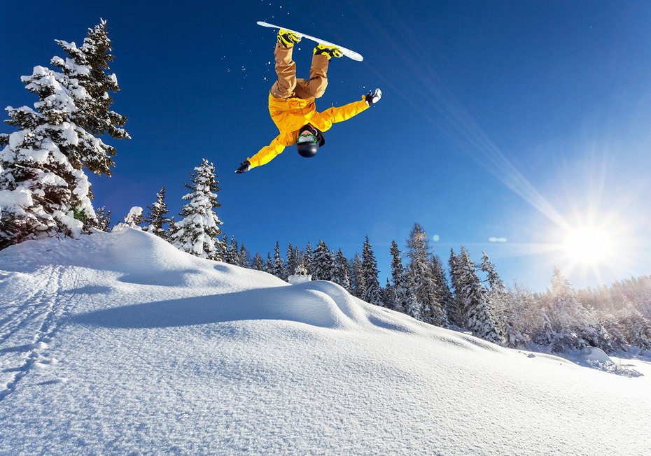 Fototapeta - śnieg, sport, zima