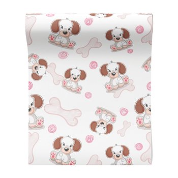 Tapeta - dziecięca, pies, kość,