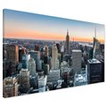 Obraz na płótnie - miasto, drapacze chmur, panorama
