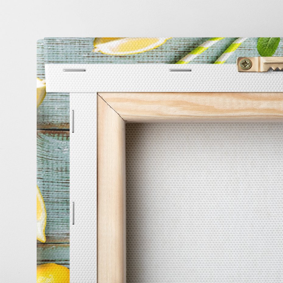 Obraz na płótnie - cytryny, napój, orzeźwienie