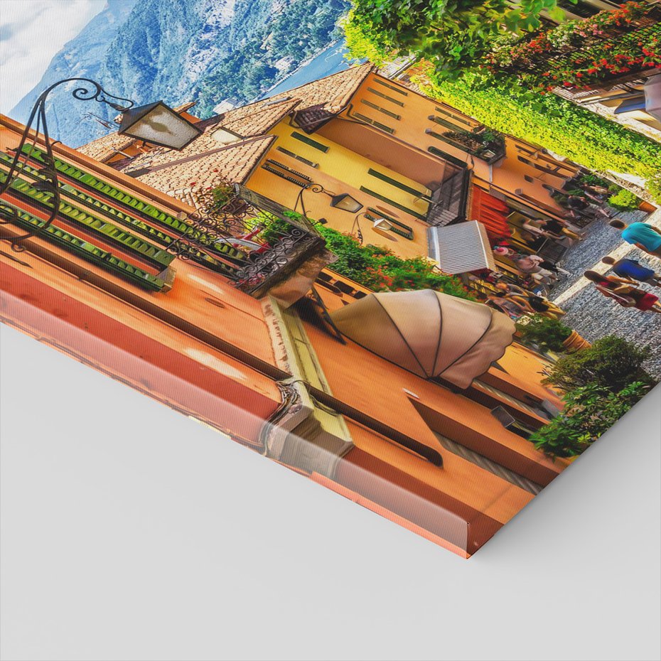 Obraz na płótnie - miasto, uliczka, budynki