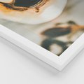 Zestaw obrazy w ramie, plakaty - kawa, napój, filiżanka - rama biała