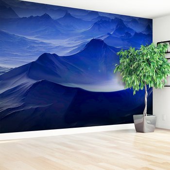 Fototapeta - góry, krajobraz, niebieski