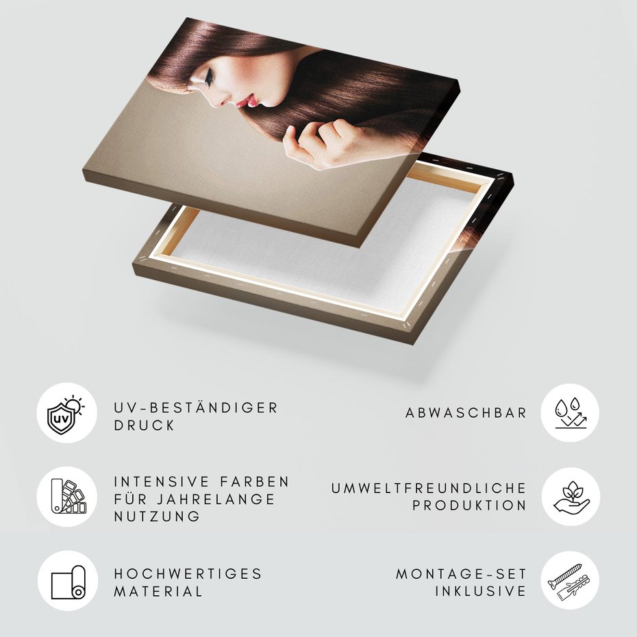 Obraz na płótnie - kobieta, włosy, uroda