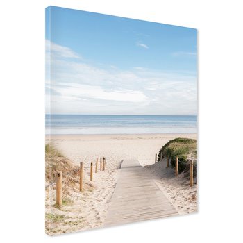 Obraz na płótnie - plaża, morze, piasek