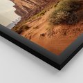 Zestaw obrazy w ramie, plakaty - skały, pustynia, erozja - rama czarna