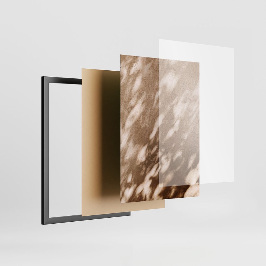 Zestaw obrazy w ramie, plakaty - kawa, napój, tekst - rama czarna