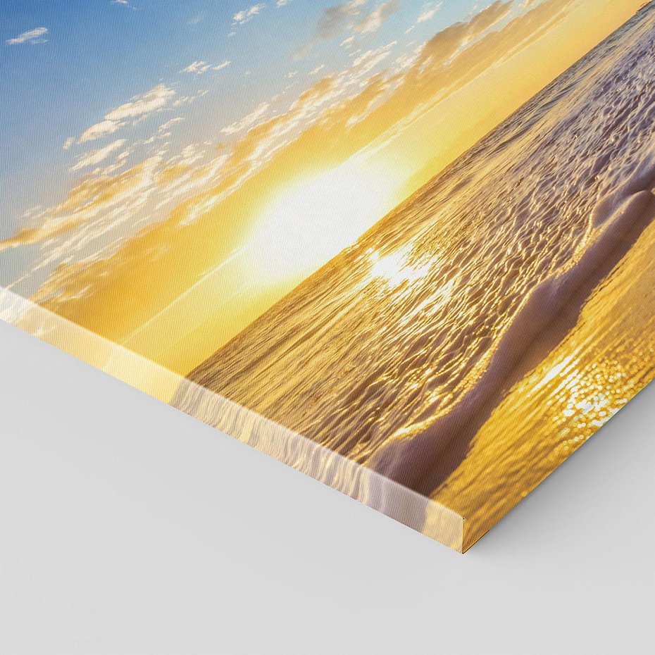 Obraz na płótnie - plaża, morze, palmy