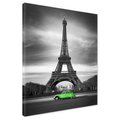 Obraz na płótnie - Paryż, wieża Eiffla, samochód