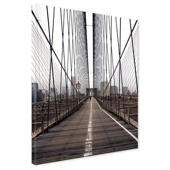 Obraz na płótnie - most, miasto, perspektywa