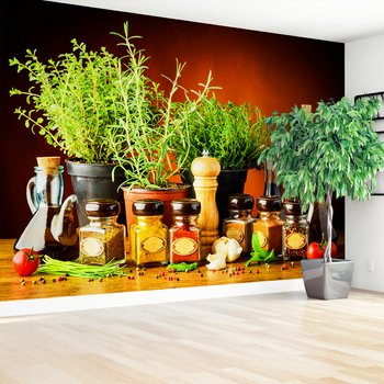 Fototapeta - przyprawy, zioła, jedzenie